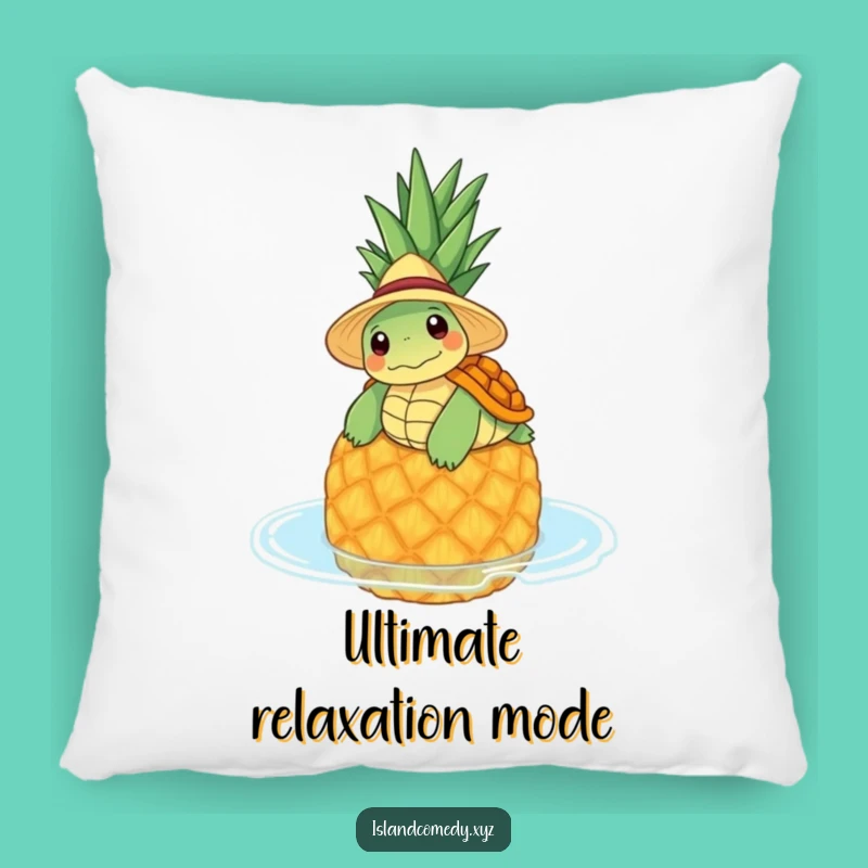 Funny Turtle Pineapple Pillow: Cozy Comfort for Ultimate Relaxation