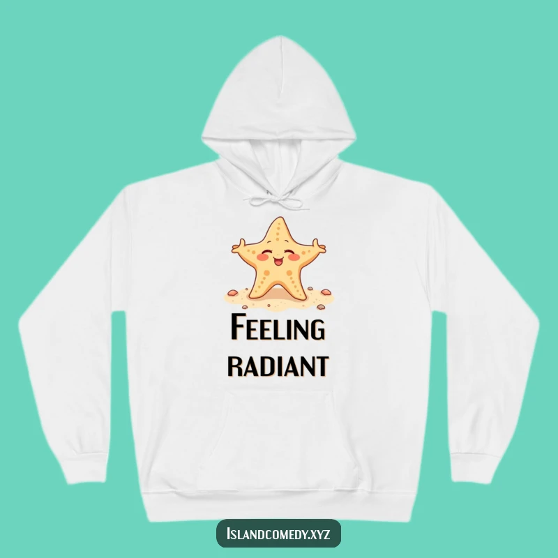 Funny Starfish Sandy Hoodie: Cozy & Hilarious Beach Comfort