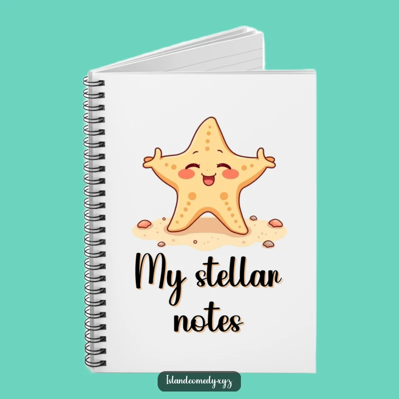 Funny Starfish Sandy Notebook: Hilarious Journal & Beach Gift