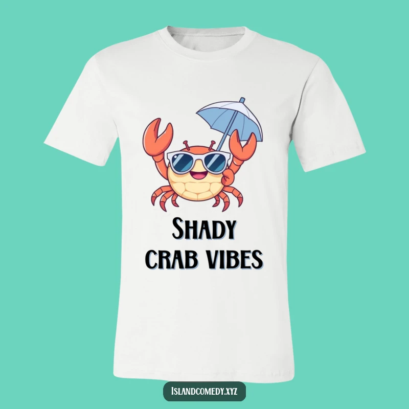 Funny Crab Vacation Tee - Sunny Sunglasses Shirt for Beach Lovers